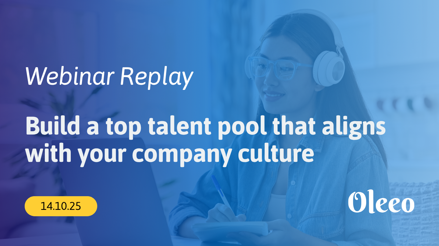 Build a top talent pool that aligns with your company culture